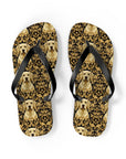 Royal Pawsitivity Labs Flip Flops