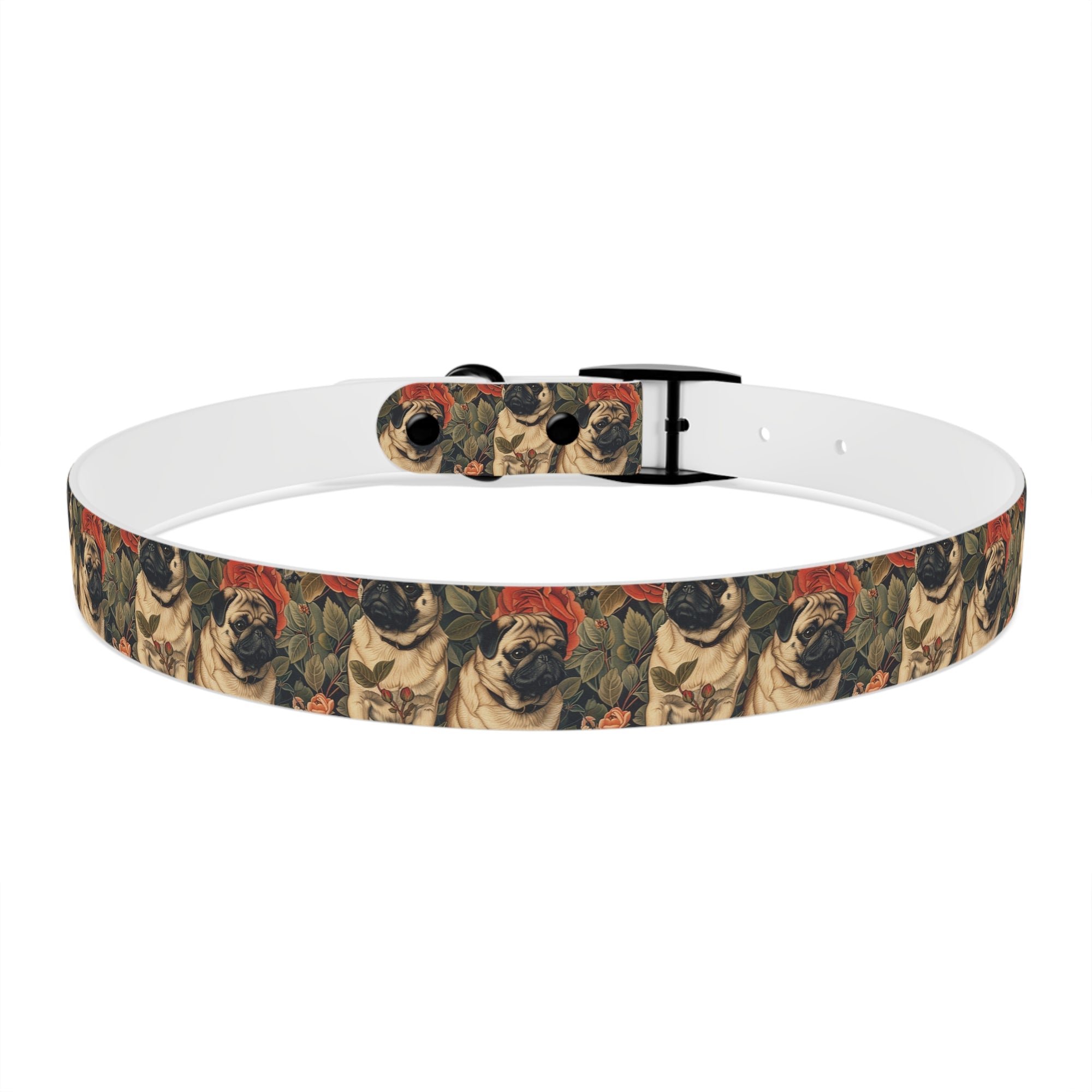 Blooming Pug Paradise Dog Collar