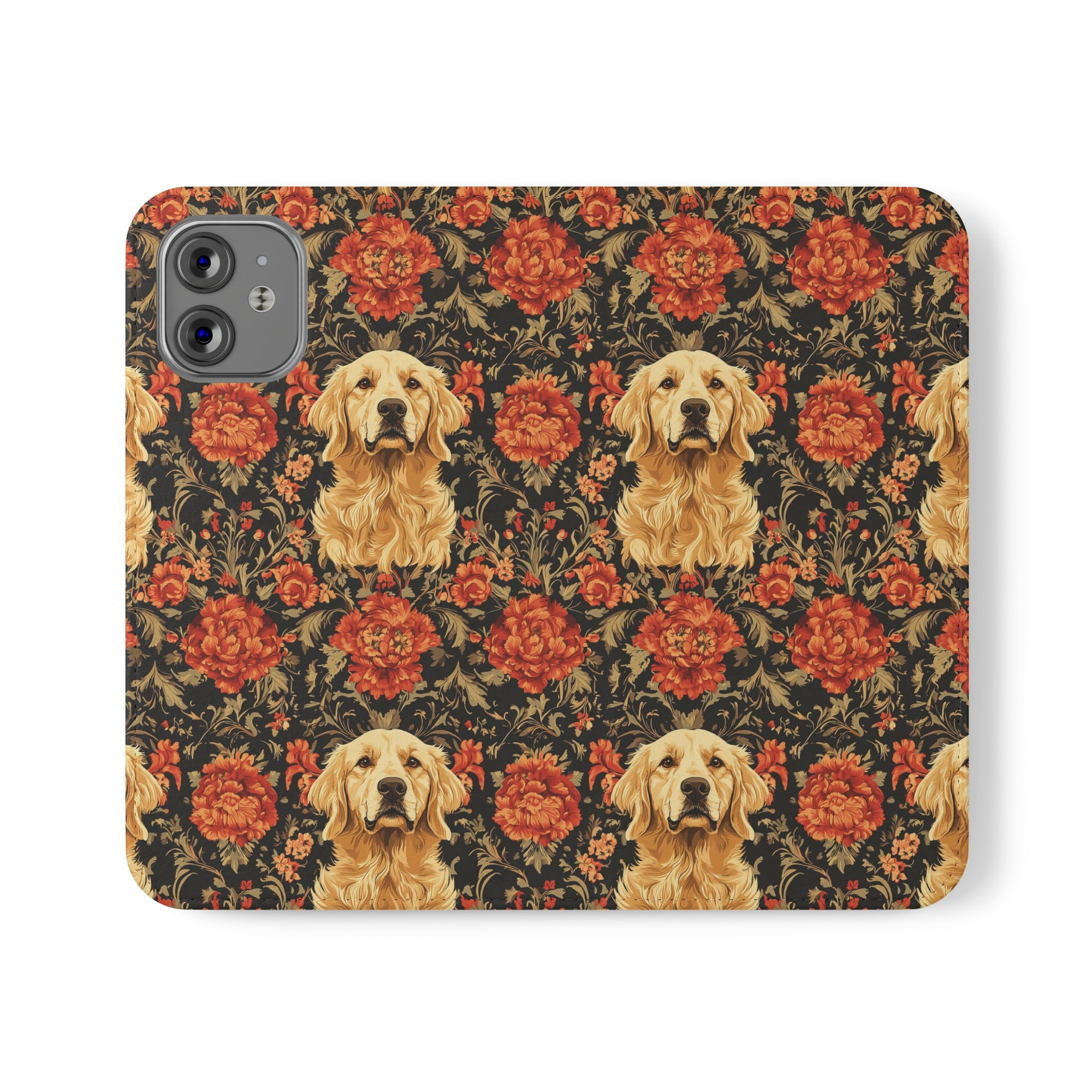 Golden Pawsatronic Tapestry Flip Cases