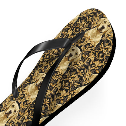 Royal Pawsitivity Labs Flip Flops