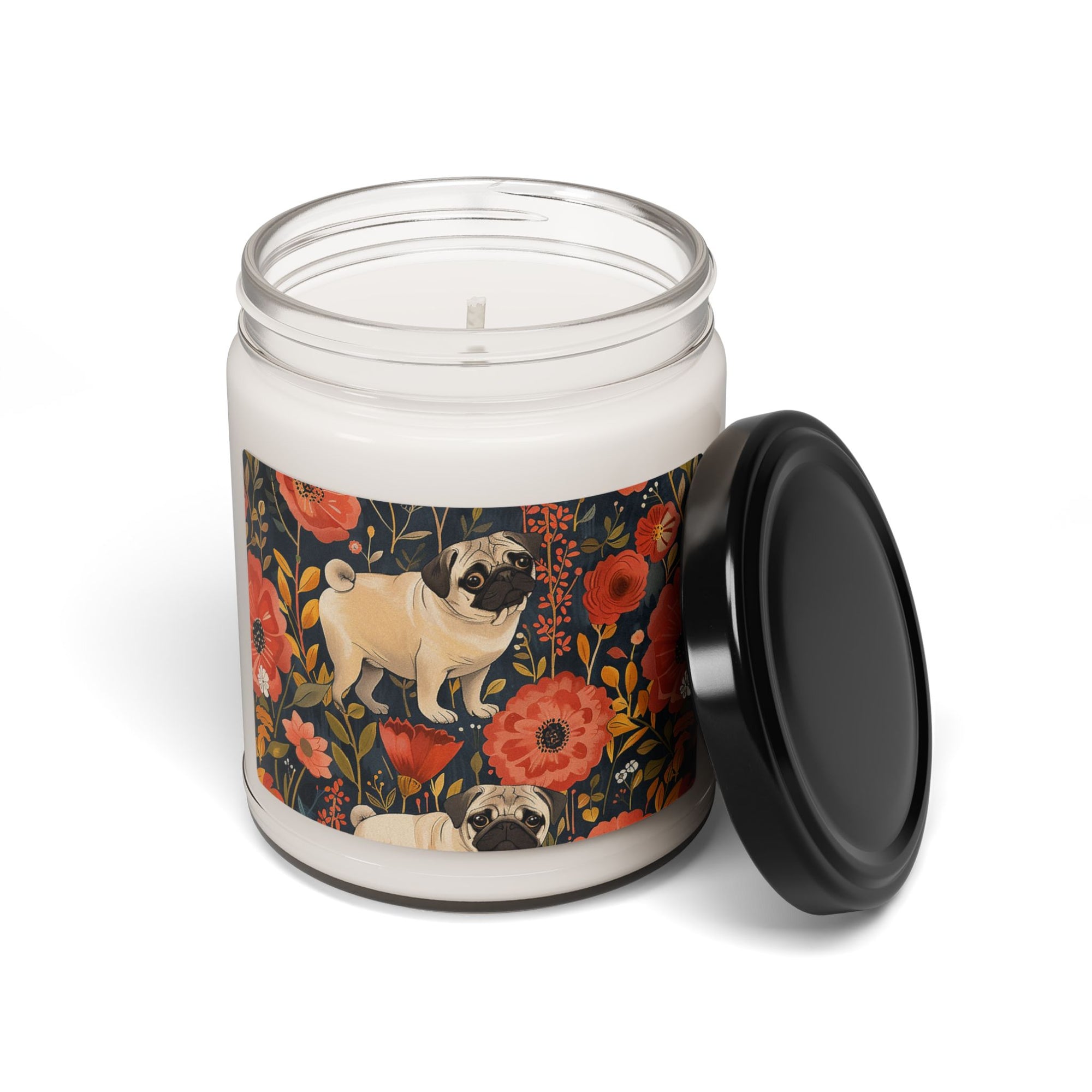 Pug Paradise Playpen Scented Soy Candle