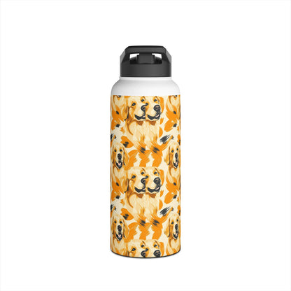 Golden Glitz 'n Glamour Woofwear Stainless Steel Water Bottle