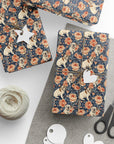 Blooming Bulldog Beauty Wrapping Paper