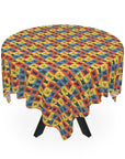 Frenchie Pop Art Pawfection Grid Tablecloth