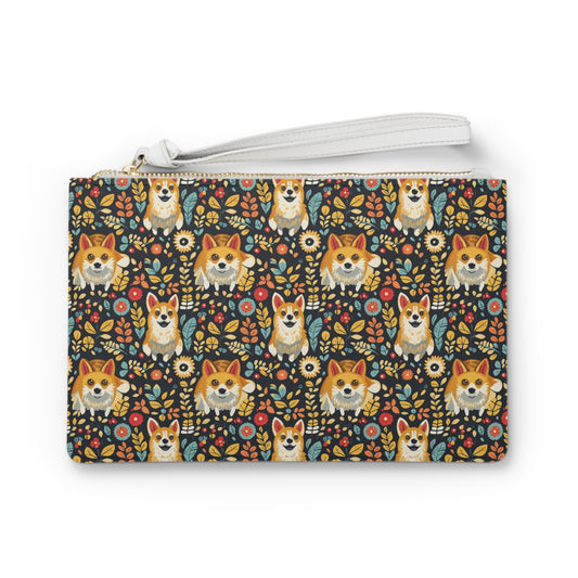 Corgi Rainbow Vine Dream Clutch Bag