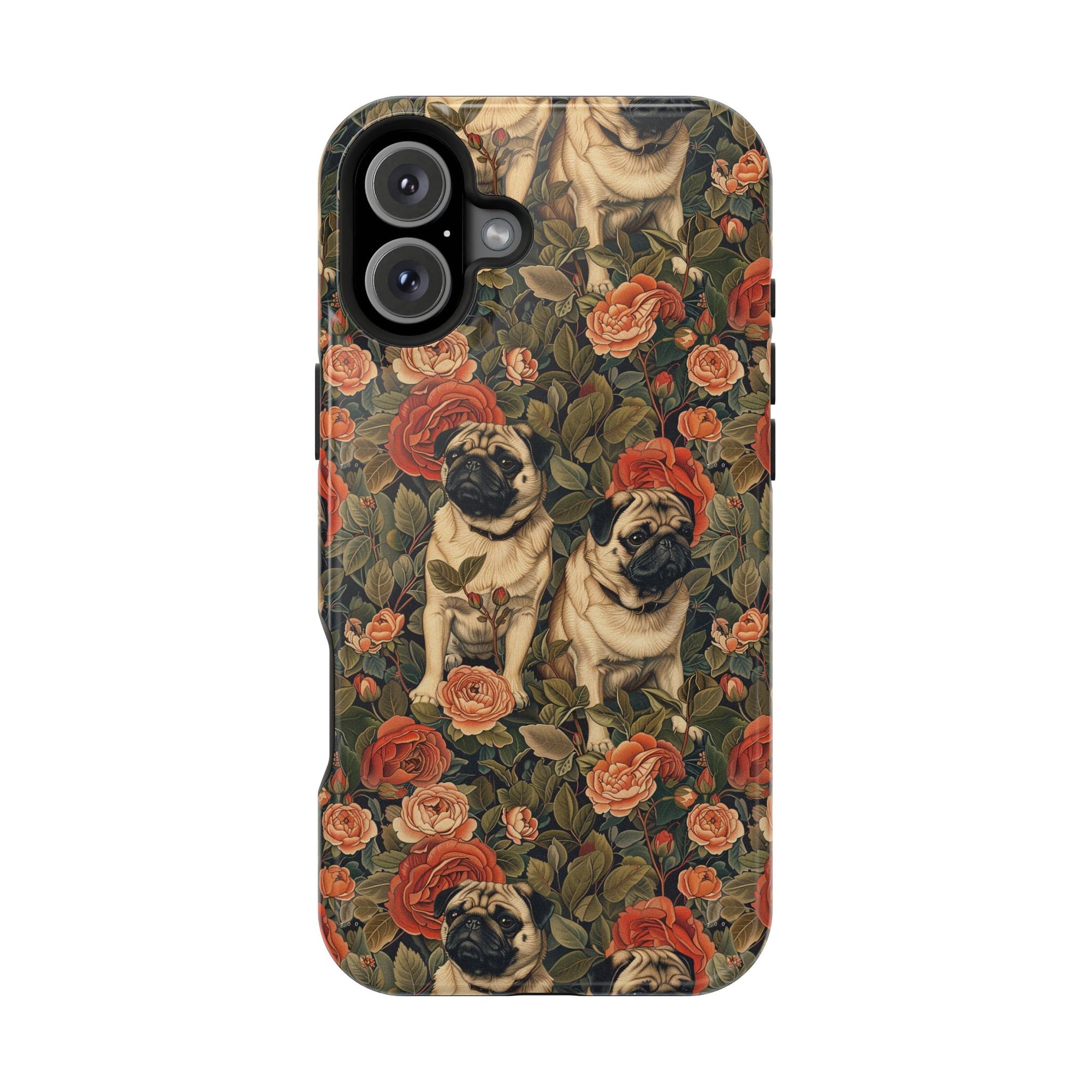 Blooming Pug Paradise Magnetic Tough Cases