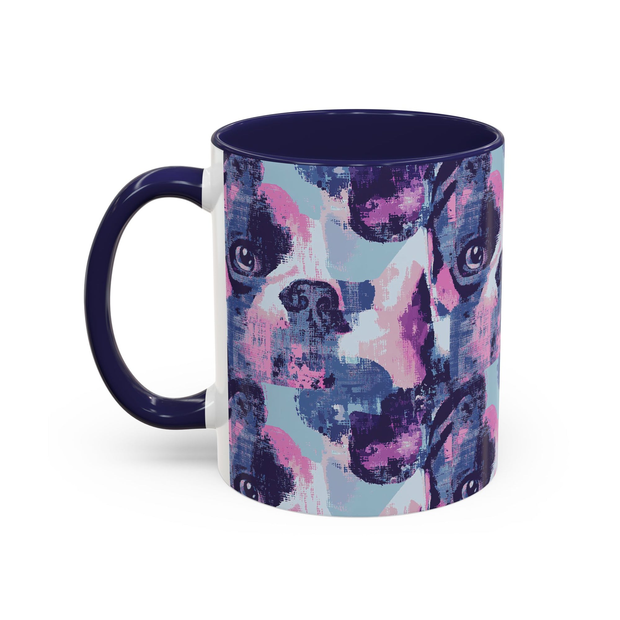 Funky Geometric Boxerista Accent Coffee Mug