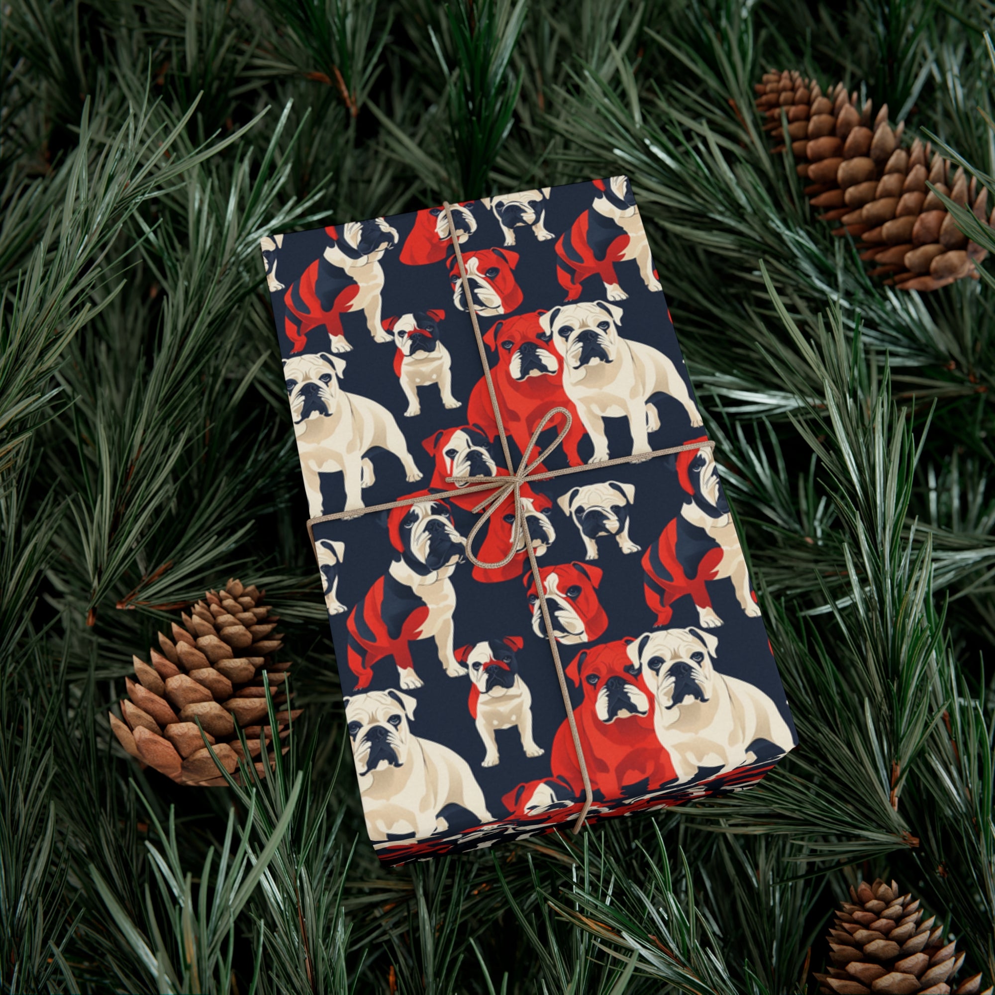 Bulldoggy Bliss Chomper Gift Wrap Papers