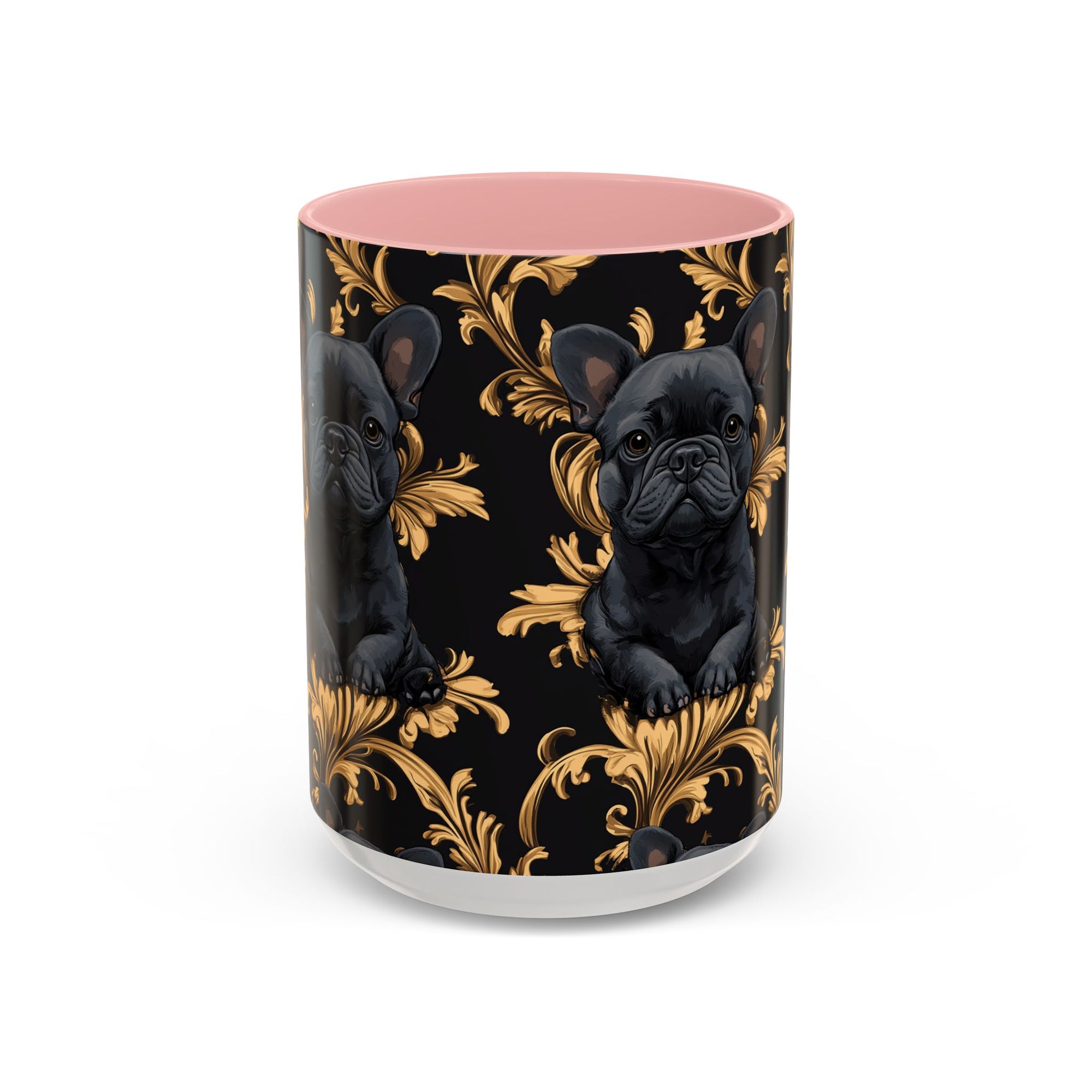 Regal Frenchie Noir Elegance Accent Coffee Mug