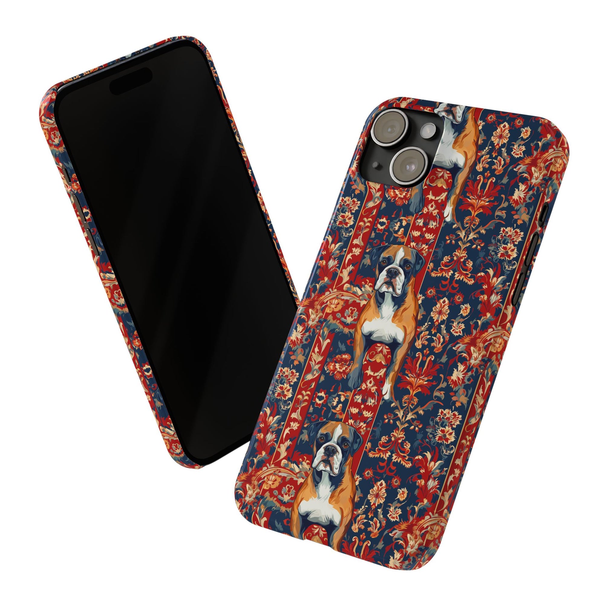 Boxer Blossom Tapestry Delight Slim Phone Cases