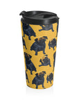 Puglet Posh Paradise Stainless Steel Travel Mug