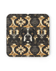 Manor Pup Boxer Royale Cork Back Coaster