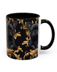 Regal Frenchie Noir Elegance Accent Coffee Mug