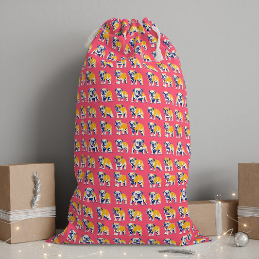 Bubblegum Glamour Bulldog Bouquet Sack