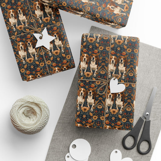 Beagle Buddies Meadow Magic Wrapping Paper