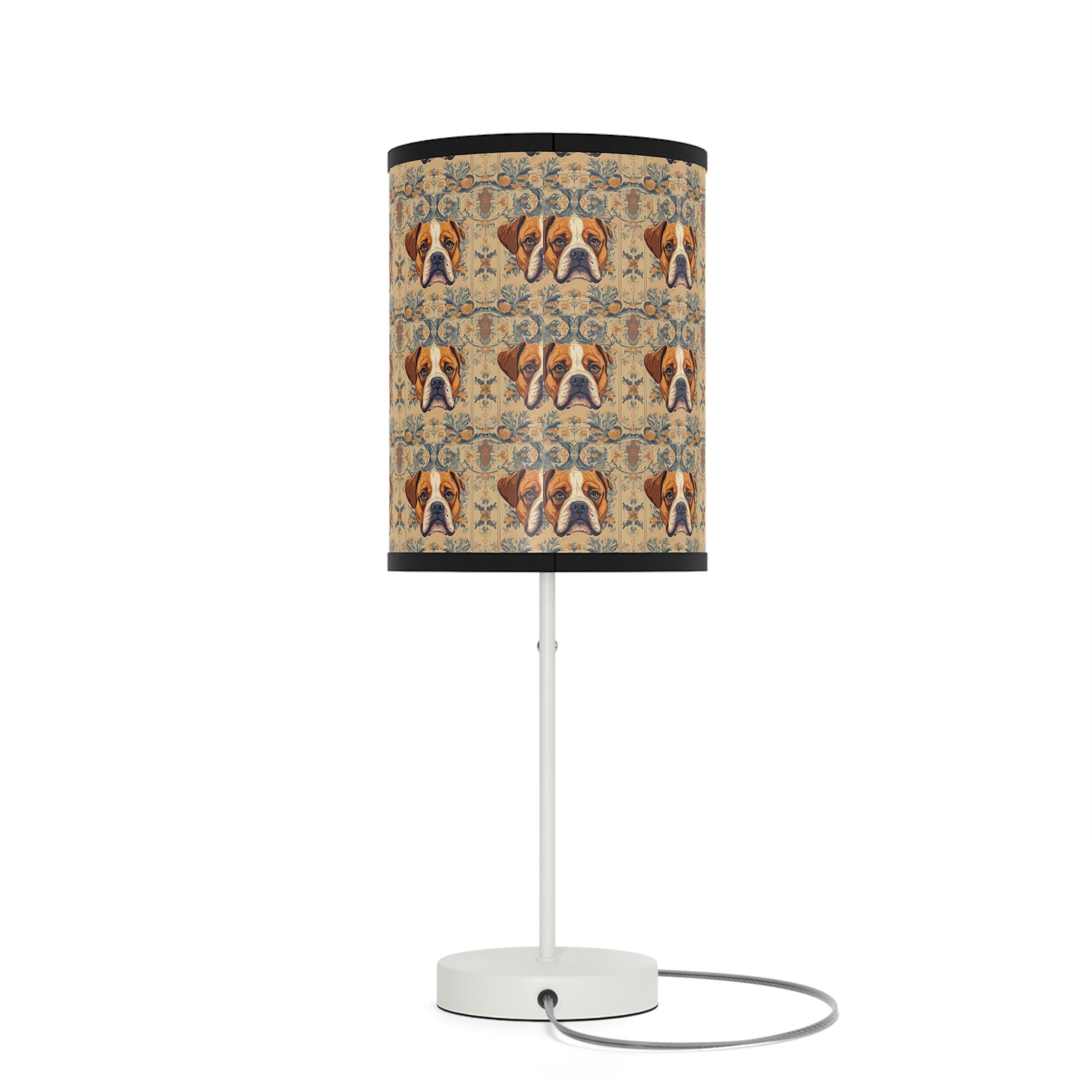 Bowtie Boxer Bliss Lamp on a Stand