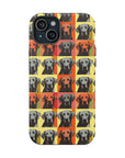 Whimsical Warhol Labrador Magnetic Tough Cases