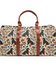 Blossoming Dachshunds Delight Waterproof Travel Bag