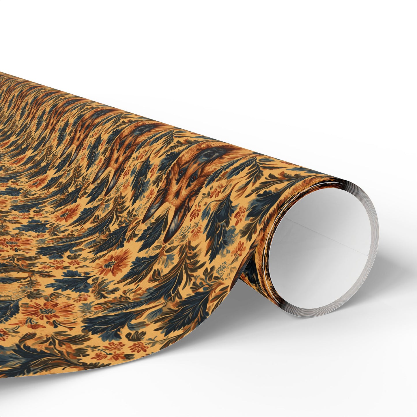 Autumnal German Shepherd Glamour Wrapping Paper