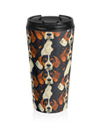 Beagle Glimmer Gaze Glamour Stainless Steel Travel Mug