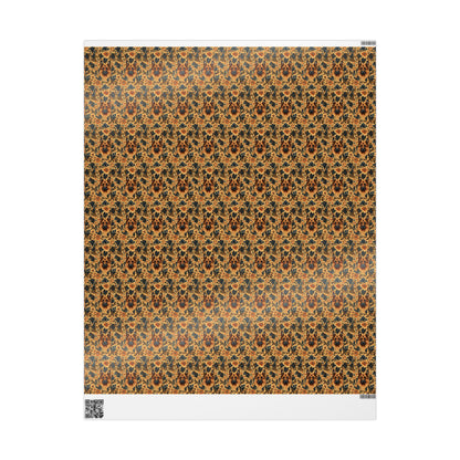 Autumnal German Shepherd Glamour Wrapping Paper