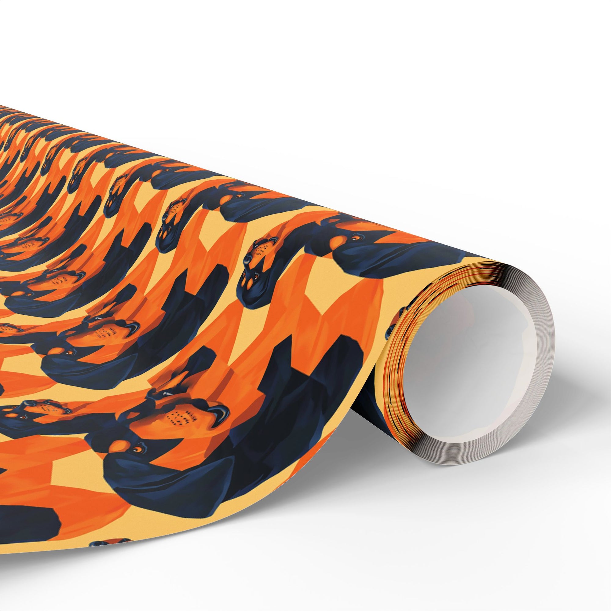 Rottweiler Chic Pawsitivity Wrapping Paper