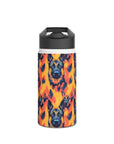 Impressionistic German Shepherds Stainless Steel Water Bottle