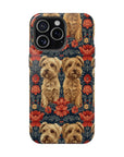 Yorkie Charm Twins Magnetic Tough Cases