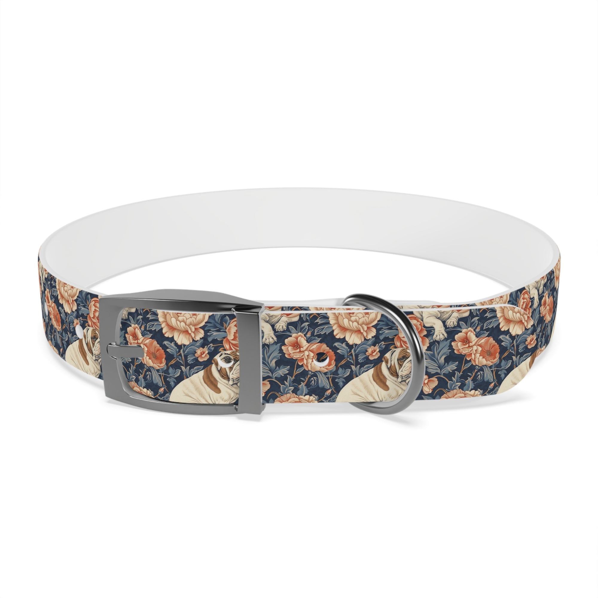 Blooming Bulldog Beauty Dog Collar