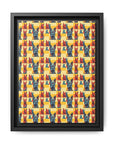 Dane-tastic Marvelous Mutt Mode Matte Canvas, Framed