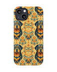 Royal Rottie Regalia Slim Phone Cases