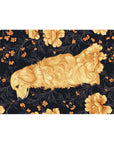 Golden Paws Floral Frenchie Postcards