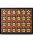 Golden Pawsatronic Tapestry Matte Canvas, Framed