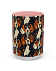 Beagle Glimmer Gaze Glamour Accent Coffee Mug