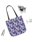 Funky Geometric Boxerista Canvas Tote Bag