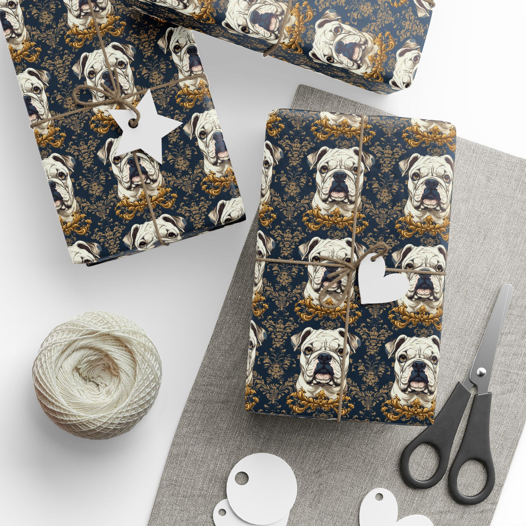 Wildwood Wanderlust Bulldog Wrapping Paper