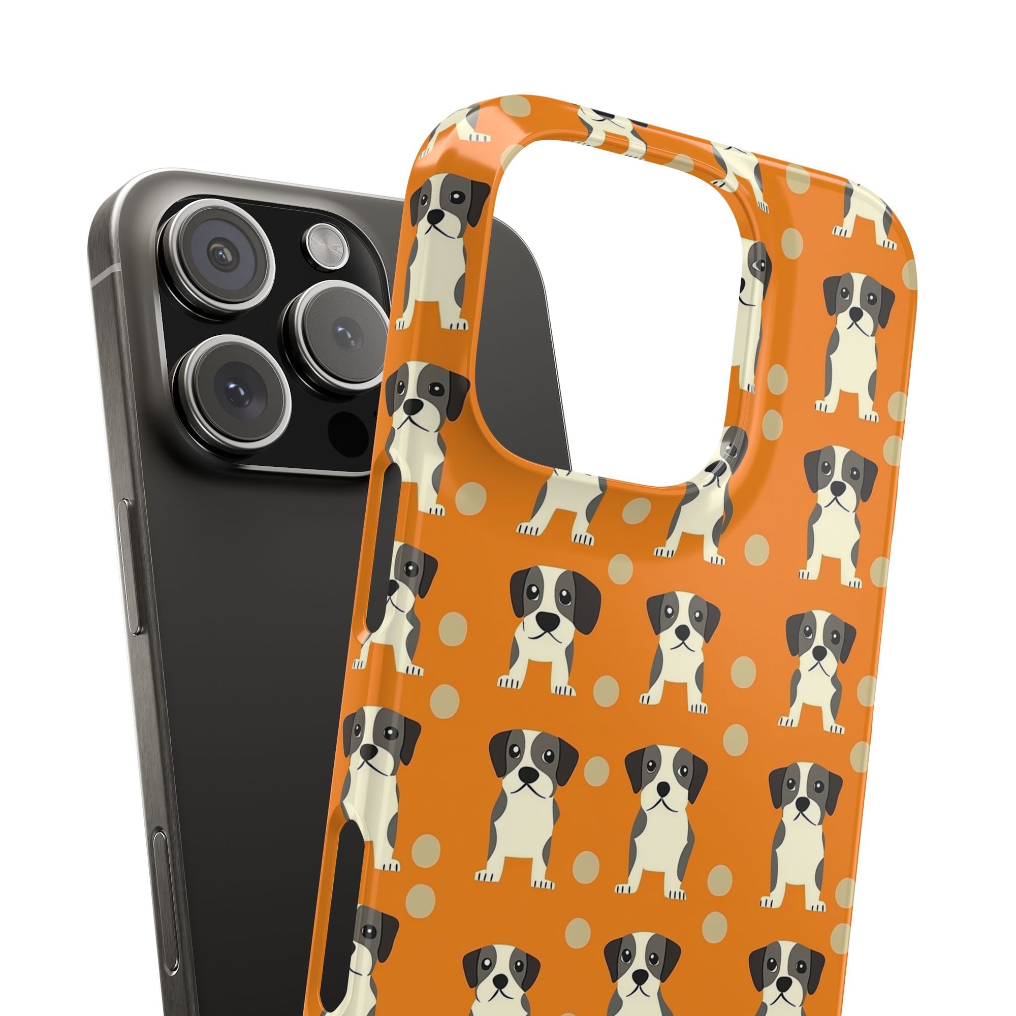 Boxer Blissful Chic Canine Slim Phone Cases