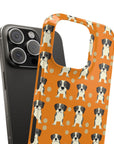 Boxer Blissful Chic Canine Slim Phone Cases