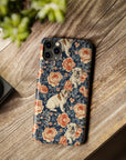 Blooming Bulldog Beauty Slim Phone Cases