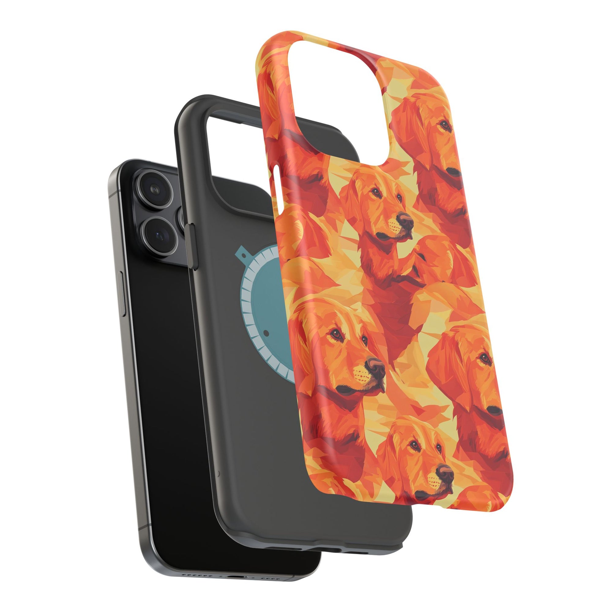 Golden Glamour Paws Magnetic Tough Cases