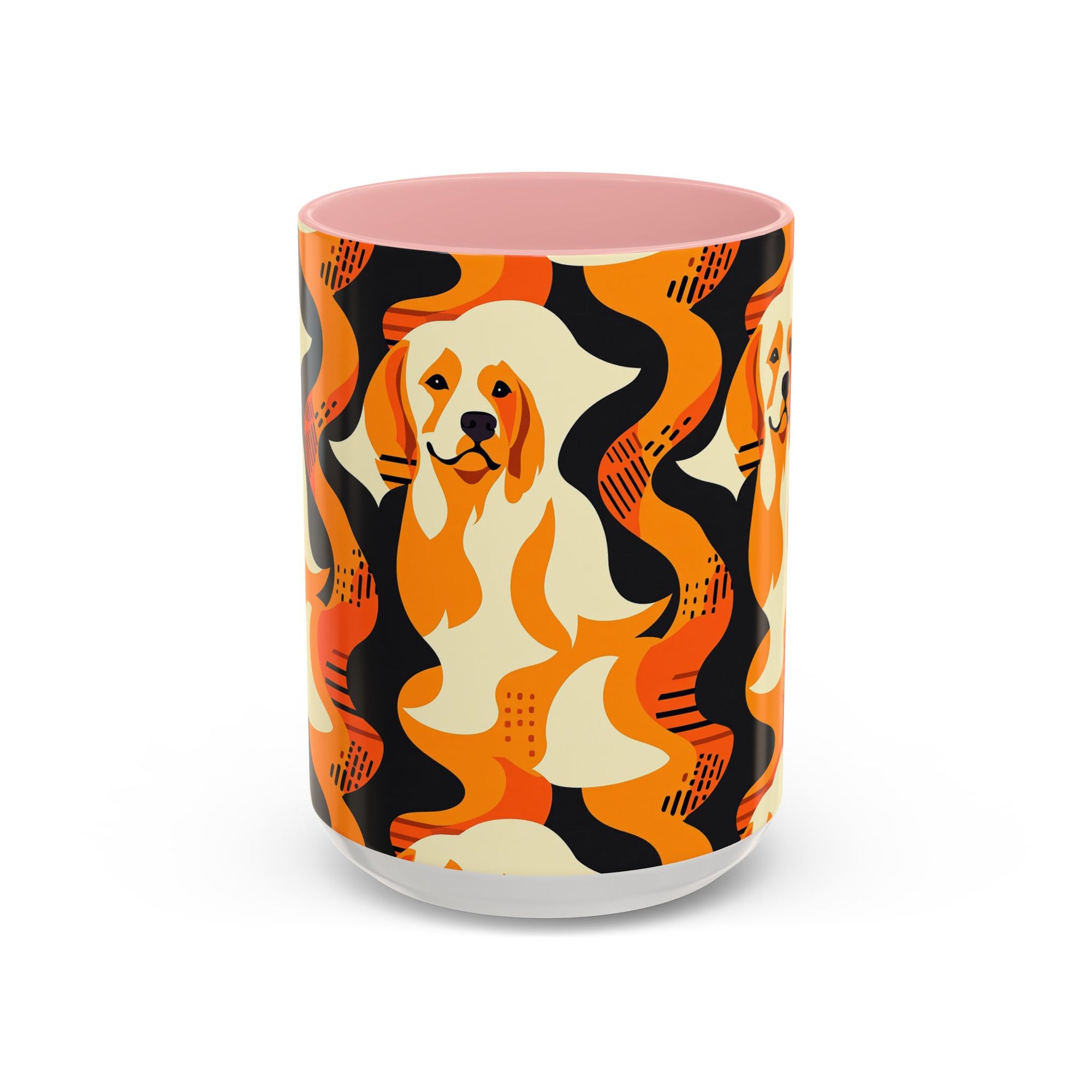 Golden Woof Abstract Glamour Accent Coffee Mug