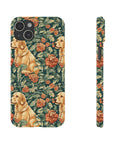 Blooming Goldie Glam Slim Phone Cases