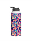 Dazzling Bulldog Chic Stainless Steel Water Bottle