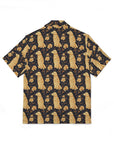 Golden Paws Floral Frenchie Men's Hawaiian Camp Shirt