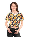 Modern Charm Labrador Chic Crop Tee