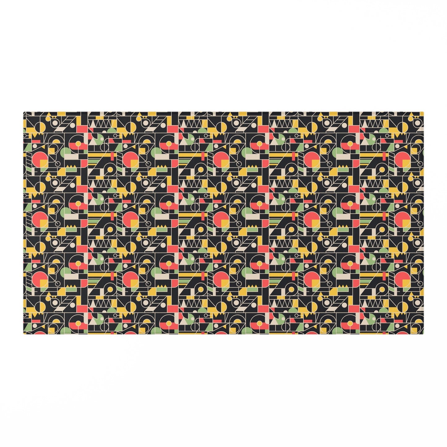 Kaleidoscope Dreams: Colorful Geometric Dorian Rug