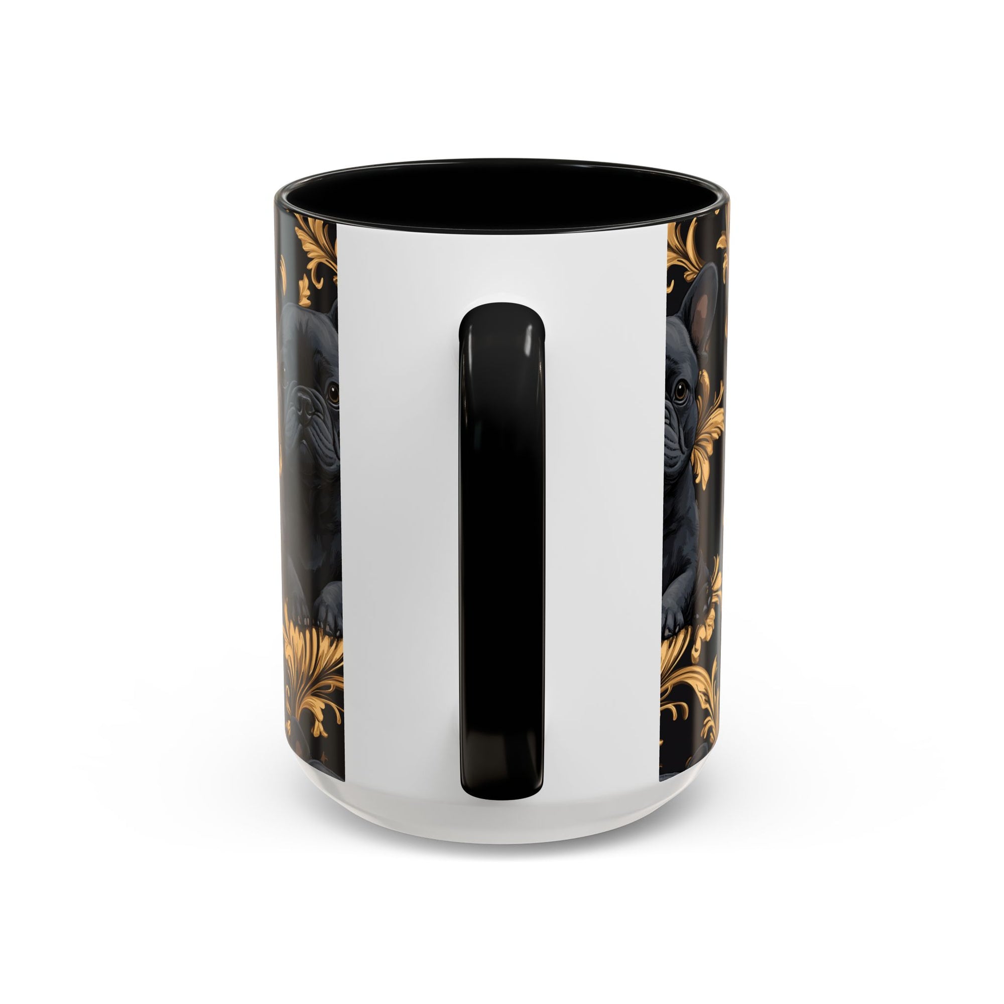 Regal Frenchie Noir Elegance Accent Coffee Mug