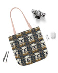 Wildwood Wanderlust Bulldog Canvas Tote Bag