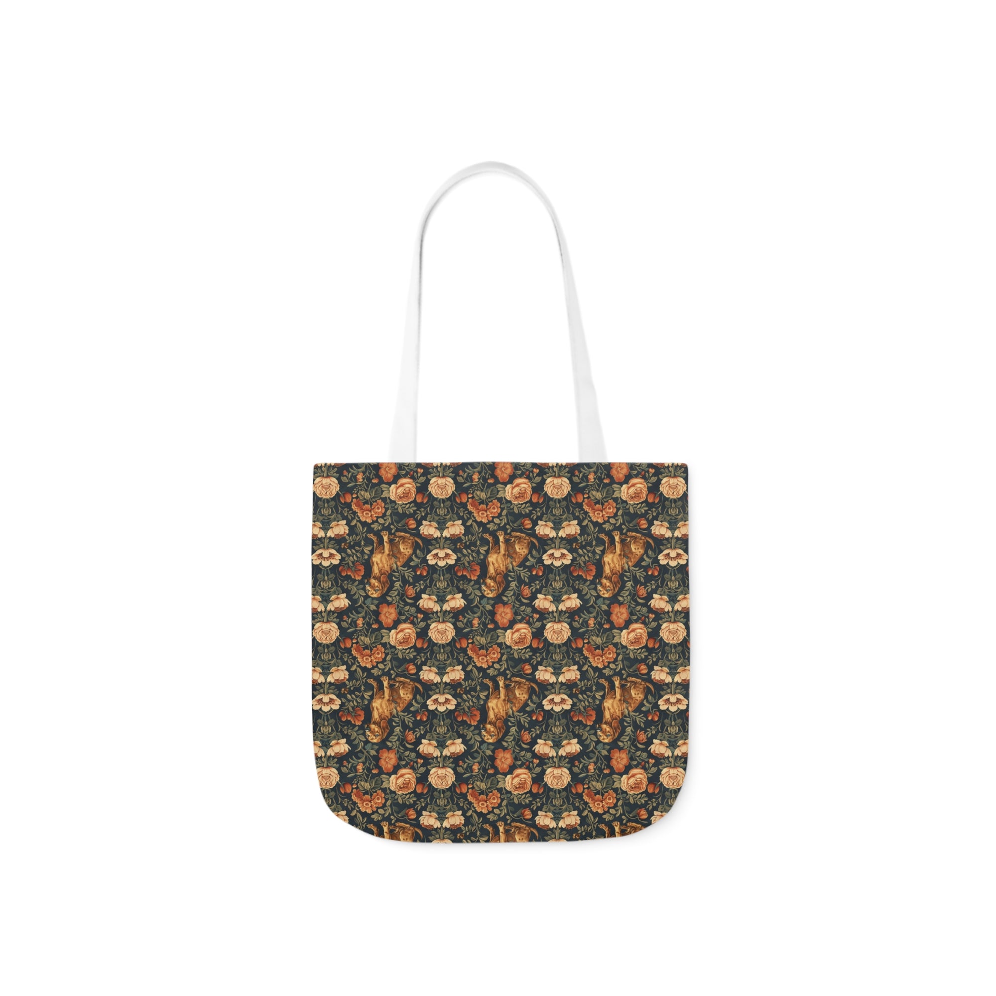 Dazzling Dachsund Blossoms &amp; Foliage Canvas Tote Bag