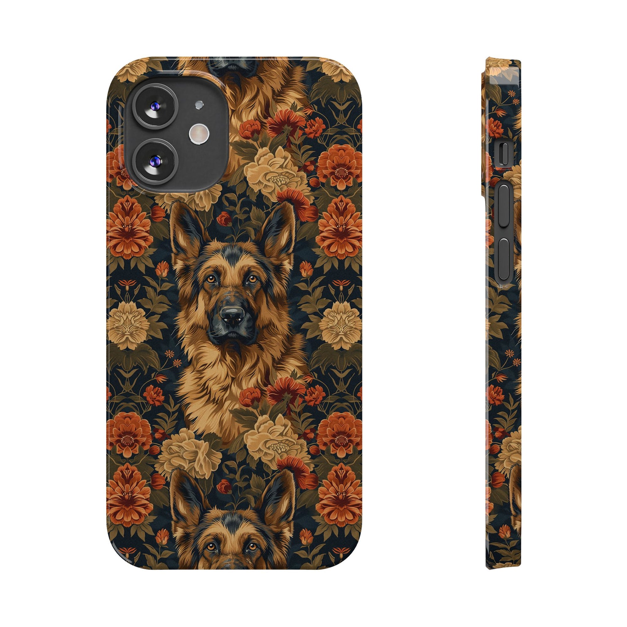 WhimsiWooly Shepherd Spritz Slim Phone Cases